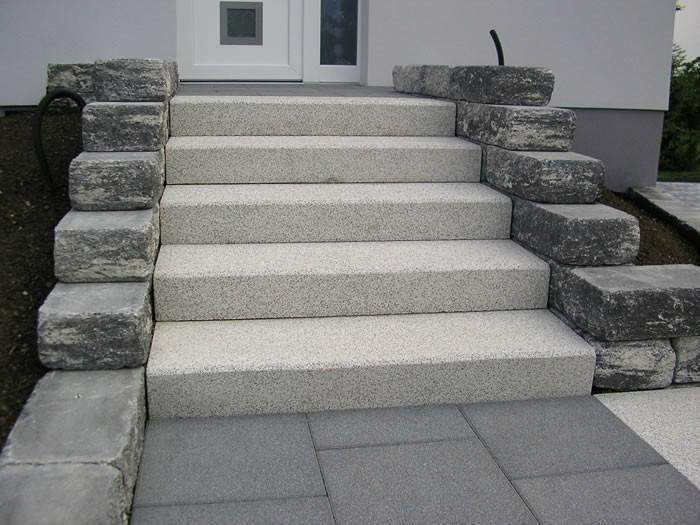 Escalier en pierre polie Haguenau