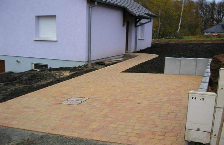 Pavage allée Haguenau