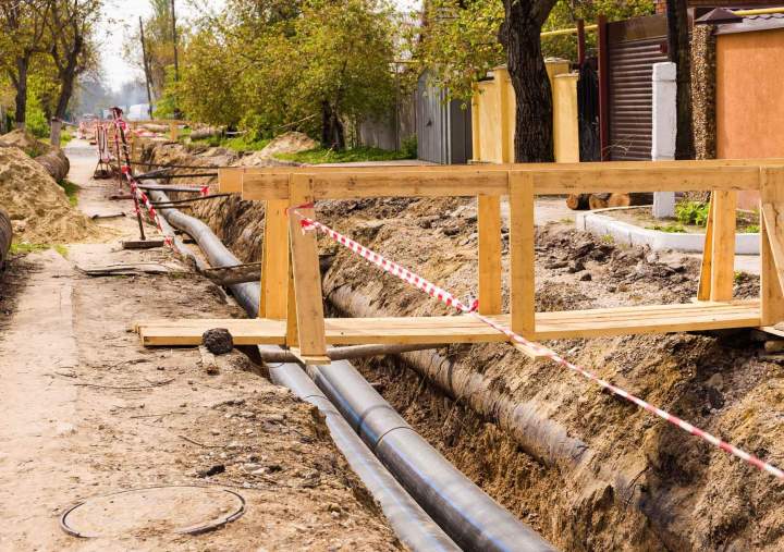 Travaux raccordement VRD Haguenau